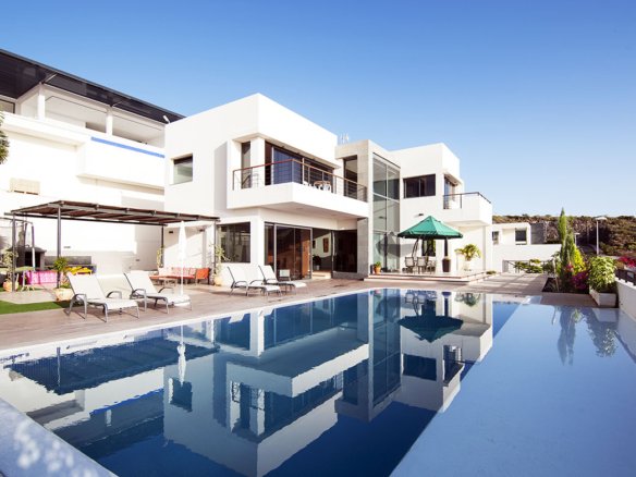 Villa with ocean and bay view